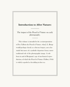 After-Nature. Introduction