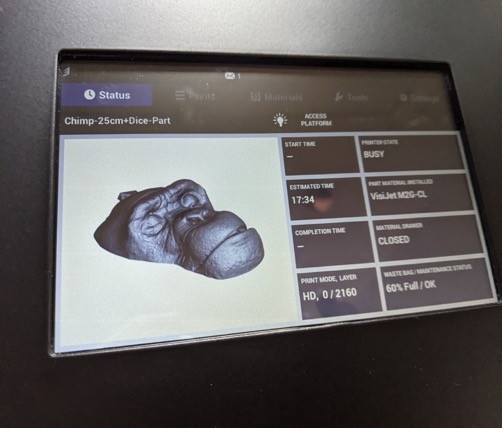 Preparing the OBJ file for 3D printing, 2021