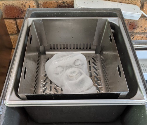 The finished 3D print, 2021
